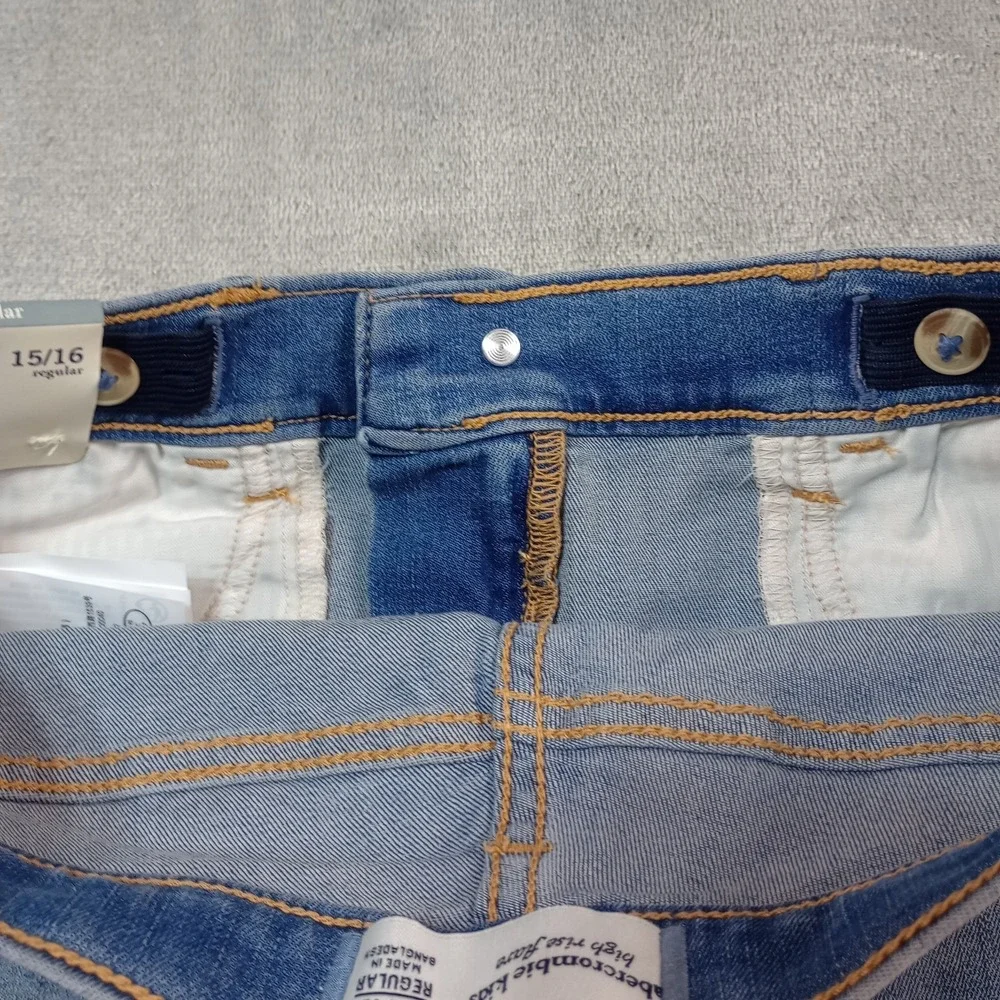 Abercrombie Kids High Rise Flare Girls Jeans 15 - 16 Casual Back to School Y2K‎